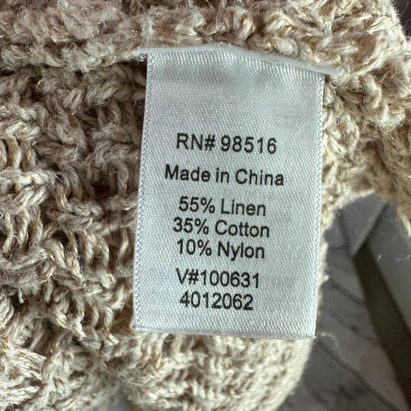 Coldwater Creek Tan Open-Front Cardigan - Picture 7 of 7